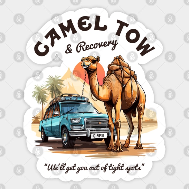 Camel Tow & Recovery Sticker by Three Meat Curry